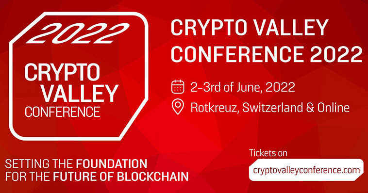 We're going to the Crypto Valley 2022 Conference!