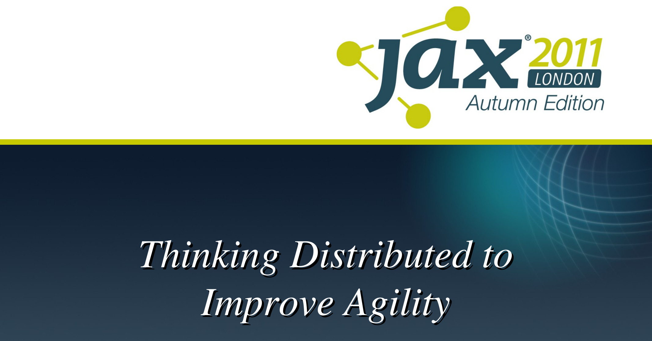 Thinking Distributed to Improve Agility
